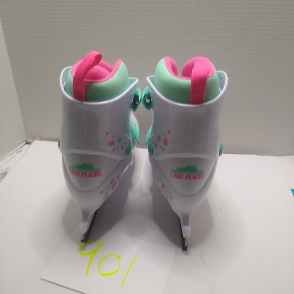 Lake Placid Figure Ice Skate Size 4-7 Boot Ez push Button Adjustable sizing Mold - Picture 4 of 7